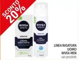 Spazio Conad Linea rasatura uomo Nivea Men offerta