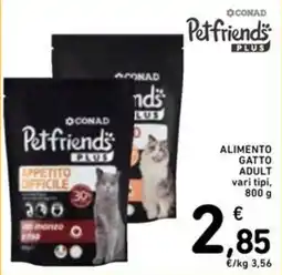 Spazio Conad Petfriends PLUS offerta