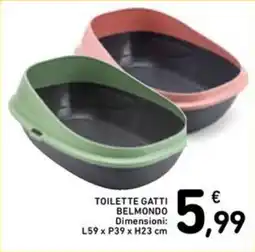 Spazio Conad TOILETTE GATTI BELMONDO offerta