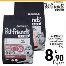 Spazio Conad Petfriends PLUS offerta