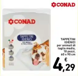 Spazio Conad Tappetini igienici CONAD offerta