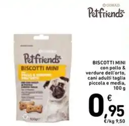 Spazio Conad Petfriends Biscotti Mini offerta
