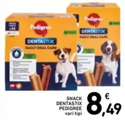 Spazio Conad SNACK DENTASTIX PEDIGREE offerta