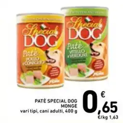 Spazio Conad PATÈ SPECIAL DOG offerta