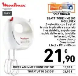 Spazio Conad SBATTITORE MOULINEX offerta