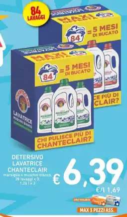 Spazio Conad Detersivo lavatrice Chanteclair offerta