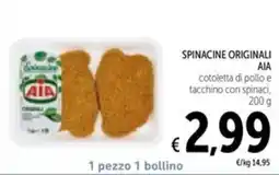 Spazio Conad SPINACINE ORIGINALI AIA offerta