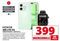 Comet HONOR 600 LITE 5G SMARTPHONE + WATCH 2i offerta