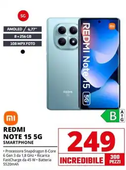 Comet REDMI NOTE 15 5G SMARTPHONE offerta