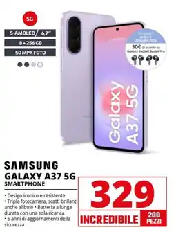 Comet Samsung galaxy A37 5G smartphone offerta