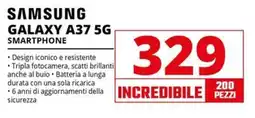 Comet SAMSUNG GALAXY A37 5G SMARTPHONE offerta