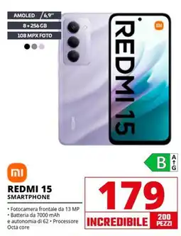 Comet REDMI 15 SMARTPHONE offerta