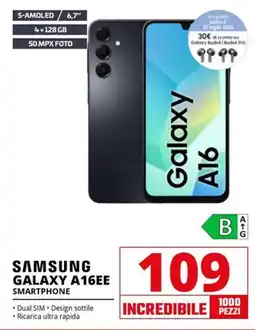 Comet SAMSUNG GALAXY A16EE SMARTPHONE offerta