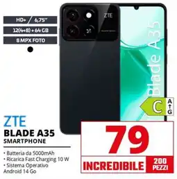 Comet ZTE BLADE A35 SMARTPHONE offerta