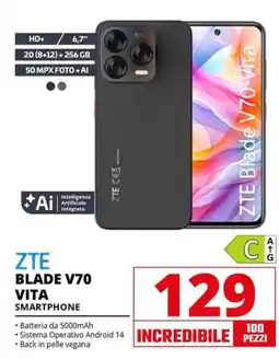 Comet ZTE BLADE V70 VITA SMARTPHONE offerta