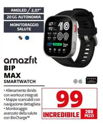 Comet amazfit BIP MAX SMARTWATCH offerta