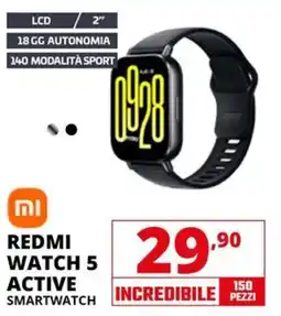 Comet REDMI WATCH 5 ACTIVE SMARTWATCH offerta