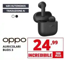 Comet oppo auricolari buds 3 offerta