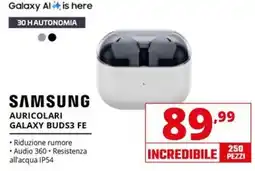 Comet SAMSUNG AURICOLARI GALAXY BUDS3 FE offerta