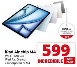 Comet iPad Air chip M4 offerta