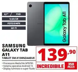 Comet SAMSUNG GALAXY TAB A11 offerta