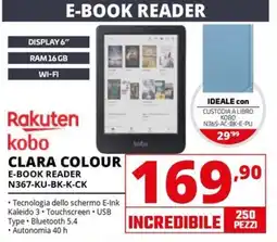 Comet Rakuten kobo CLARA COLOUR E-BOOK READER offerta
