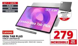 Comet Lenovo Idea Tab Plus Tablet ZAG70201SE offerta