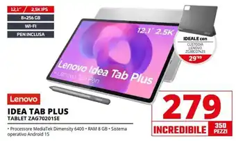 Lenovo Idea Tab Plus Tablet ZAG70201SE