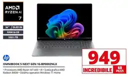 Comet hp OMNIBOOK 5 NEXT GEN 16-BP0002NLX offerta