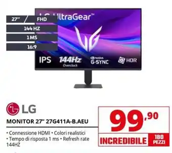 Comet LG MONITOR 27" offerta