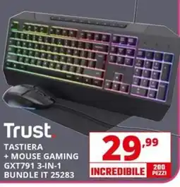 Comet Trust. tastiera + mouse gaming GXT791 3-in-1 bundle IT 25283 offerta