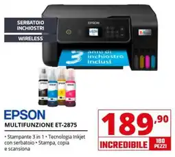 Comet EPSON MULTIFUNZIONE ET-2875 offerta