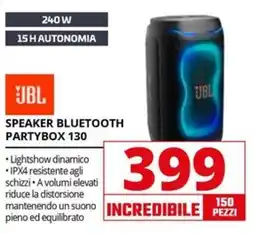 Comet JBL SPEAKER BLUETOOTH PARTYBOX 130 offerta