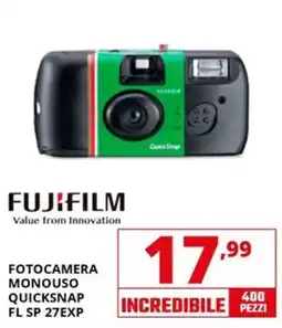 Comet Fujifilm Fotocamera Monouso QuickSnap FL SP 27EXP offerta