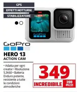 Comet Gopro hero 13 action cam offerta