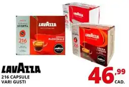 Comet LAVAZZA 216 CAPSULE VARI GUSTI offerta