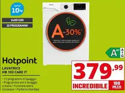 Comet Hotpoint LAVATRICE HB 103 CARE IT offerta
