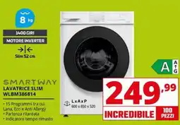Comet SMARTWAY LAVATRICE SLIM offerta