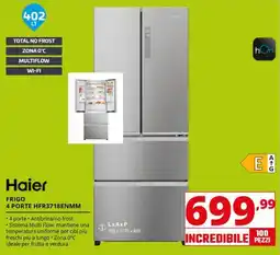 Comet Haier frigo 4 porte HFR3718ENMM offerta
