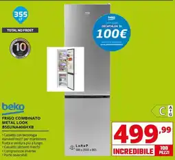 Comet FRIGO COMBINATO METAL LOOK offerta