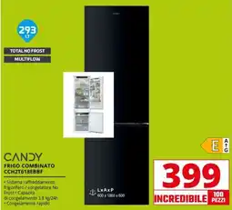 Comet CANDY FRIGO COMBINATO CCH2T61EBBF offerta