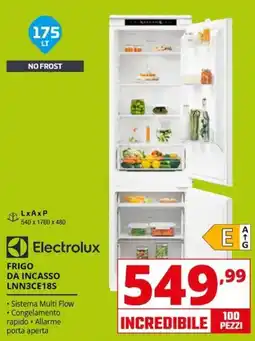 Comet FRIGO DA INCASSO Electrolux offerta