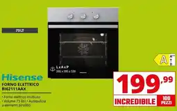 Comet Hisense FORNO ELETTRICO BI62111AAX offerta