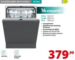 Comet Lavastoviglie da incasso HV16C offerta