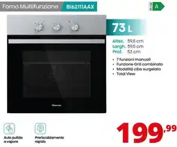 Comet Forno Multifunzione Hisense offerta