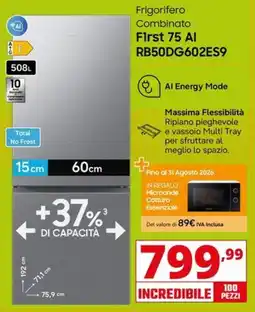 Comet Frigorifero Combinato First 75 AI offerta