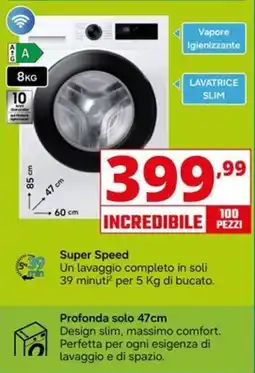 Comet LAVATRICE SLIM offerta