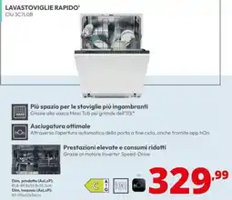Comet LAVASTOVIGLIE RAPIDO' CIU 3C7LOB offerta
