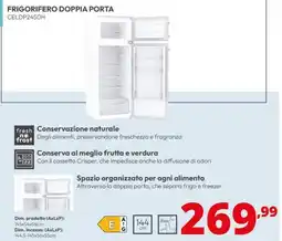 Comet FRIGORIFERO DOPPIA PORTA CELDLP2450H offerta