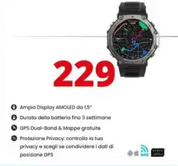 Comet Smartwatch offerta